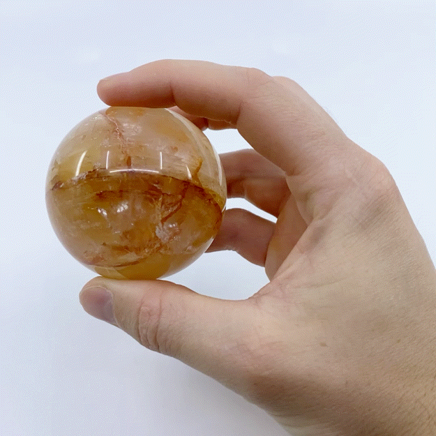 Hematoid Quartz Sphere #1 | Crystals
