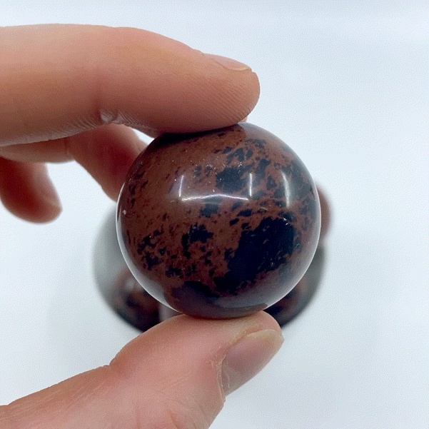 Mahogany Obsidian Sphere