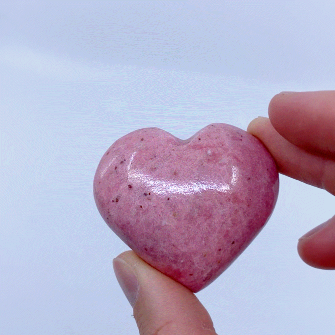 Thulite Heart #5 | Crystals