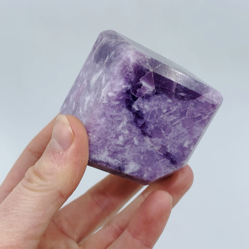 Lepidolite Cube #1