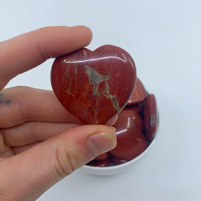 Red Jasper Small Heart