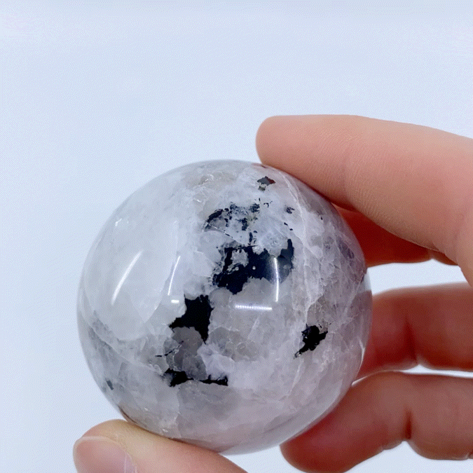 Rainbow Moonstone Sphere #10 | Crystals