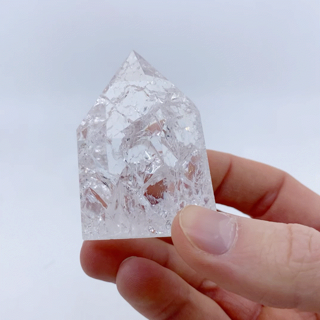 Fire and Ice Quartz Point #5 | Crystals