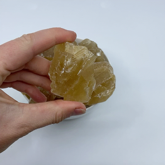 Honey Calcite Rough - Medium