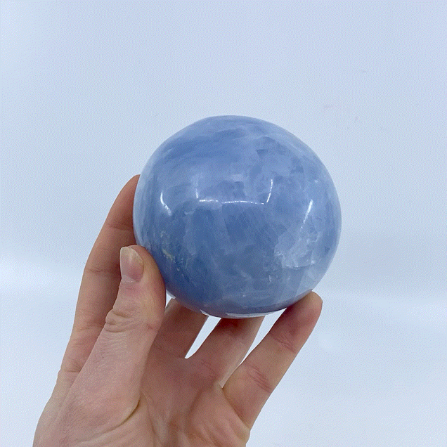 Blue Calcite Sphere #1