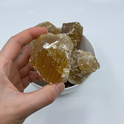 Honey Calcite Rough - Large