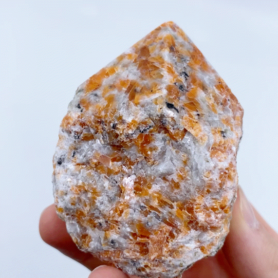 Orchid Calcite Half Polished Point #2 | Crystals