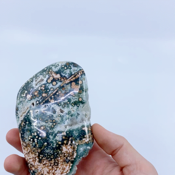 Ocean Jasper Freeform #11 | Crystals