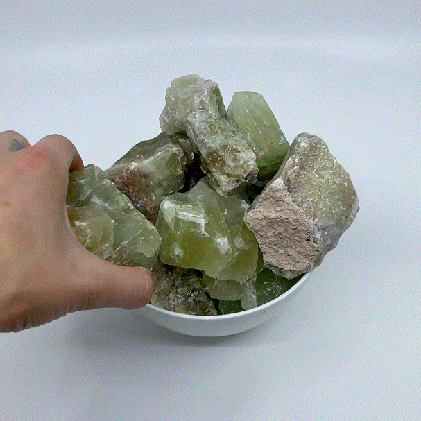 Green Calcite Rough - Extra Large