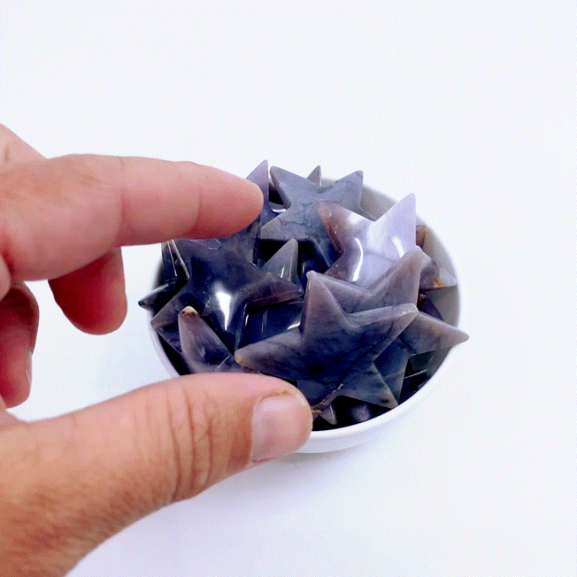 Purple Chalcedony Stars | Crystals