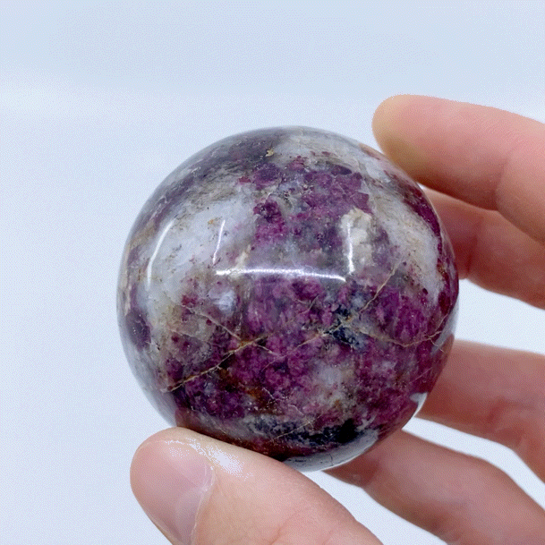 Rubellite Sphere #2 | Crystals