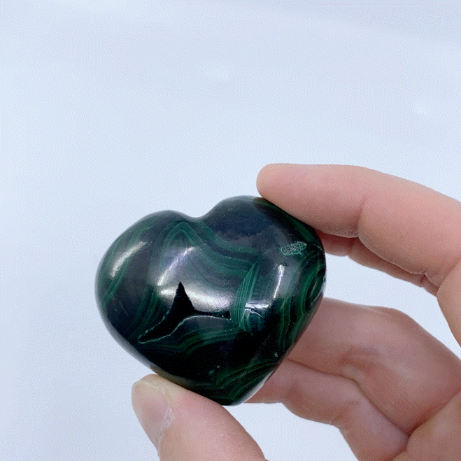Malachite Heart #4 | Crystals