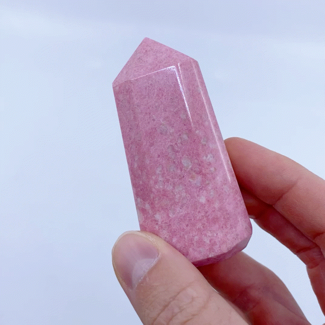 Thulite Point #17 | Crystals