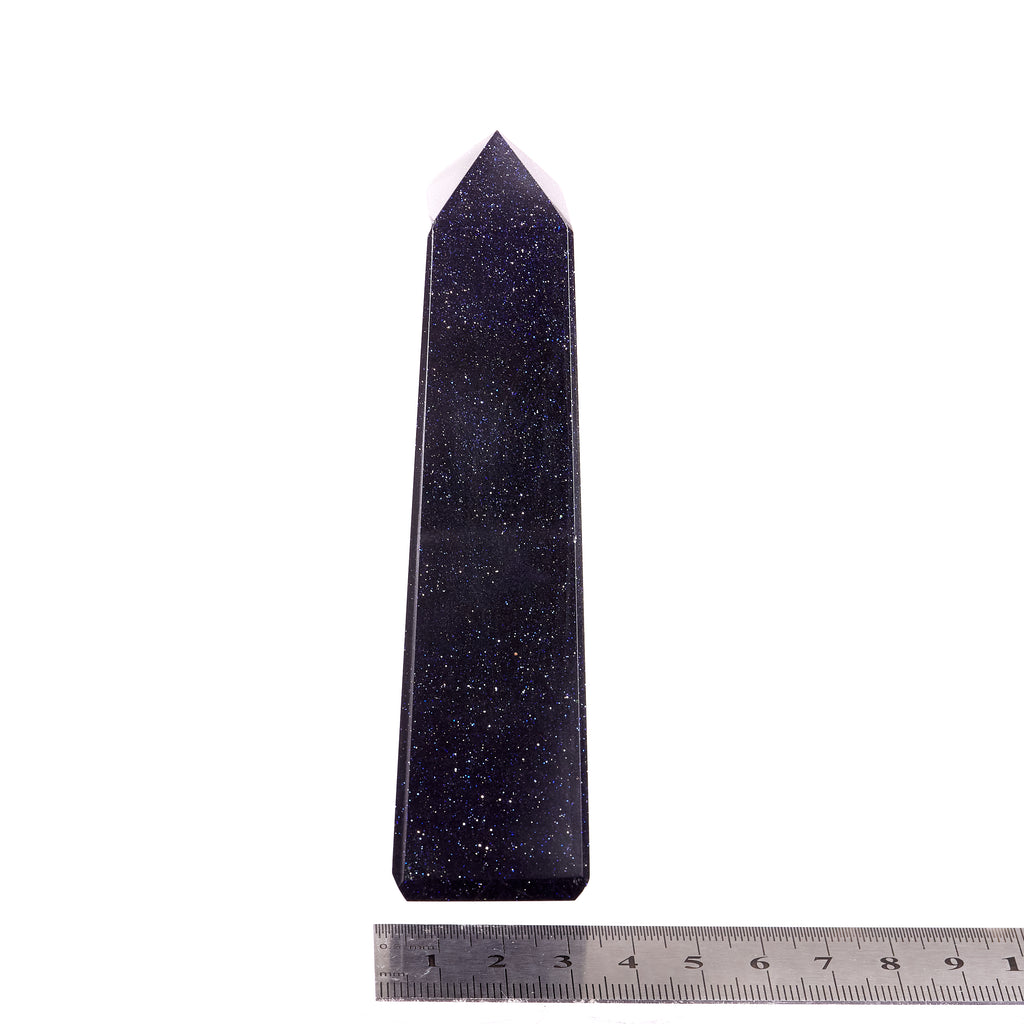 Blue Goldstone Obelisk #6 | Crystals