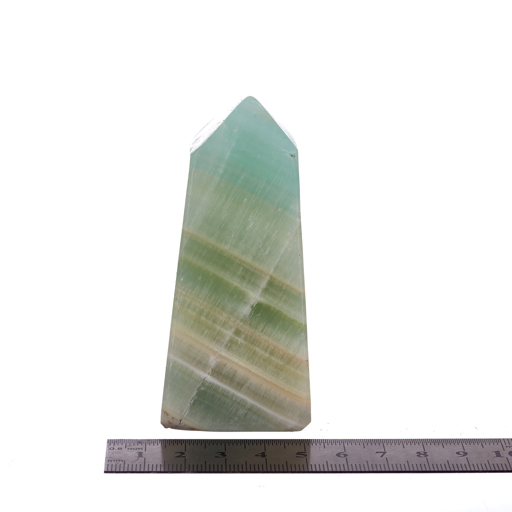 Pistachio Calcite Obelisk #2 | Crystals