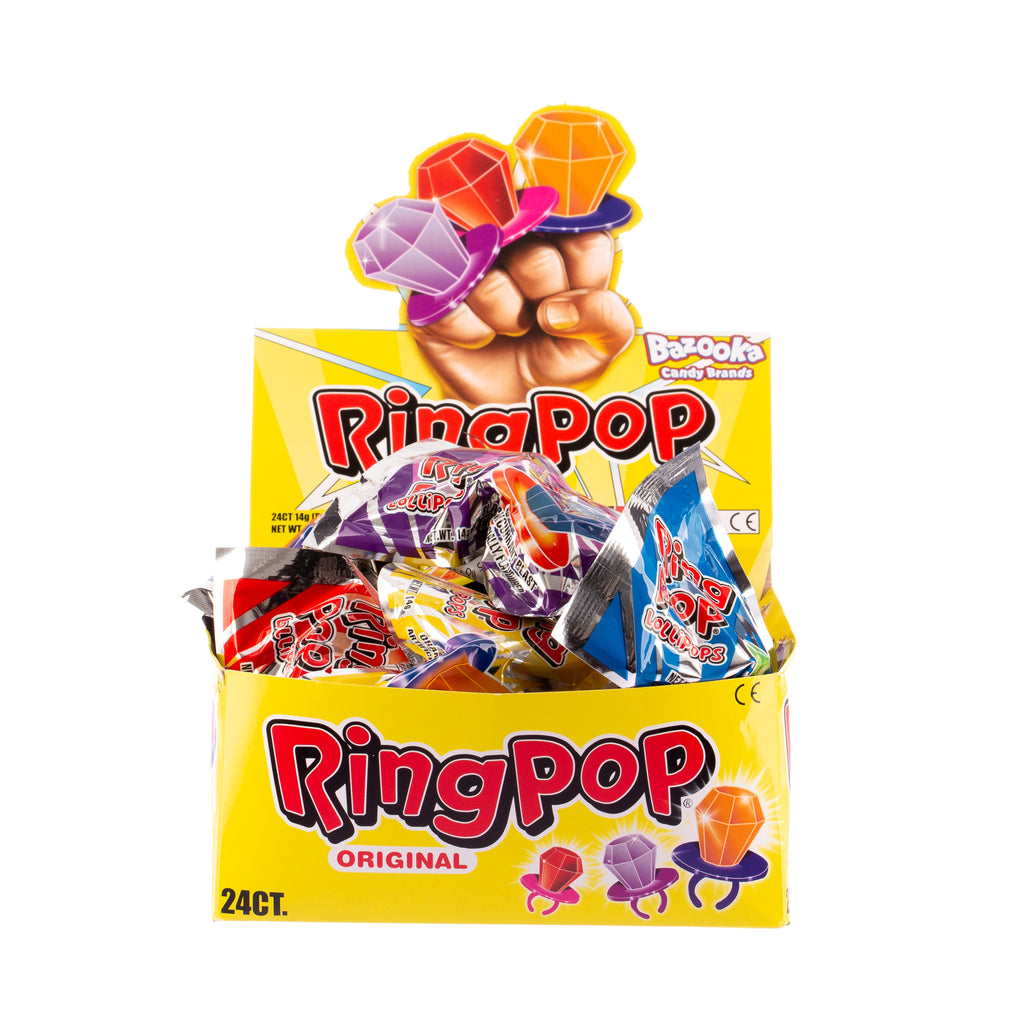 Twisted Ring Pop Lollipops | Confectionery