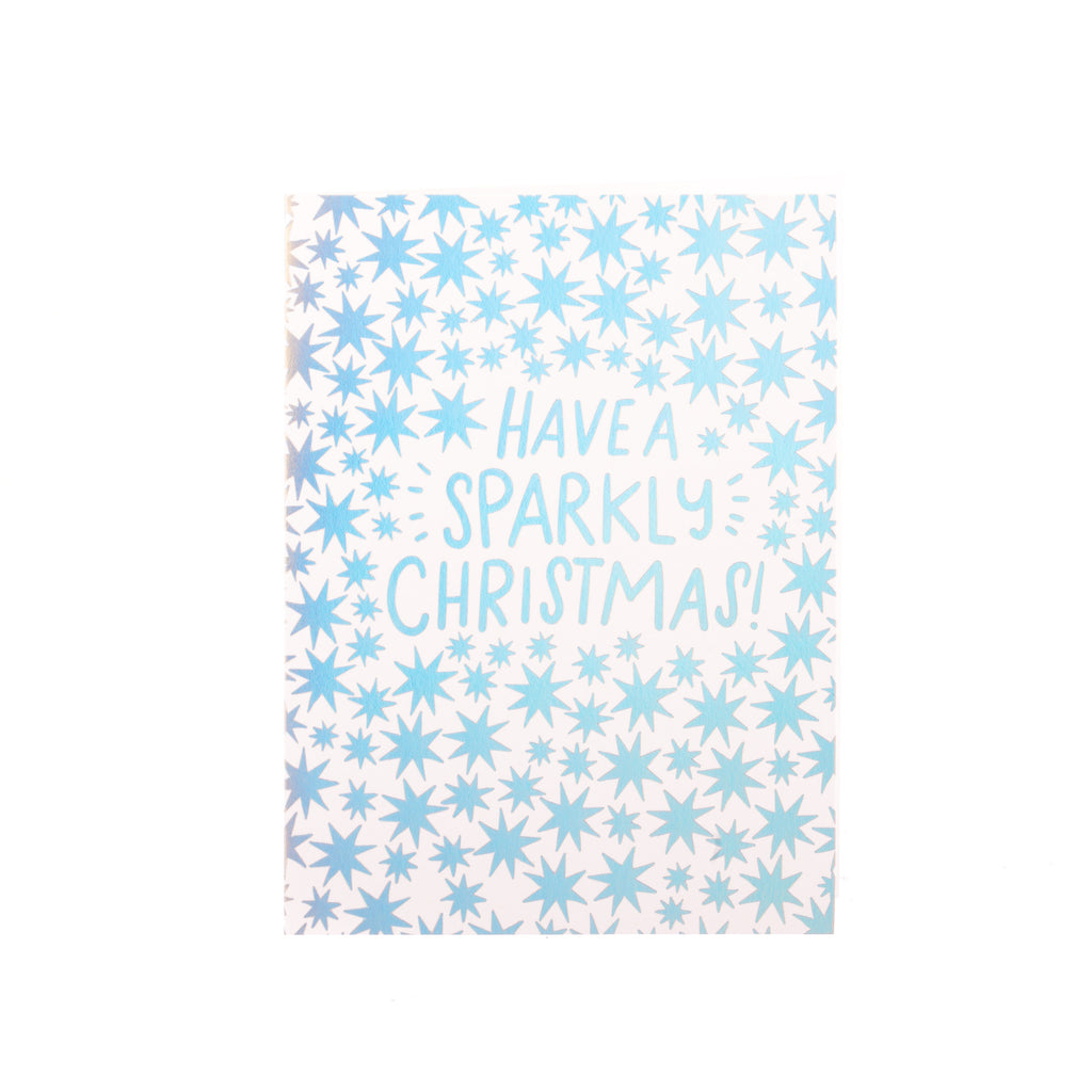 Hello Lucky // Sparkly Christmas Card | Cards