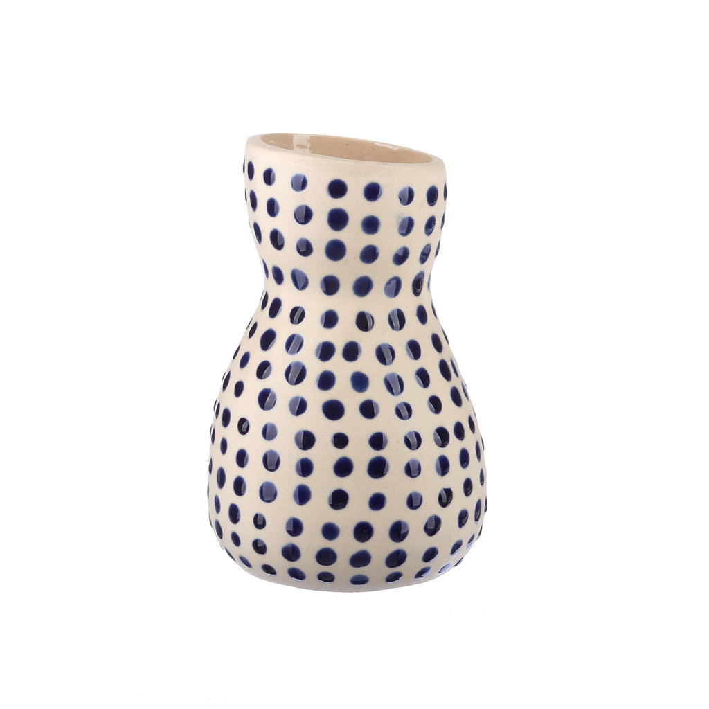 Jones & Co // Saturday Vase - Mini Blue Spot | Jones and Co