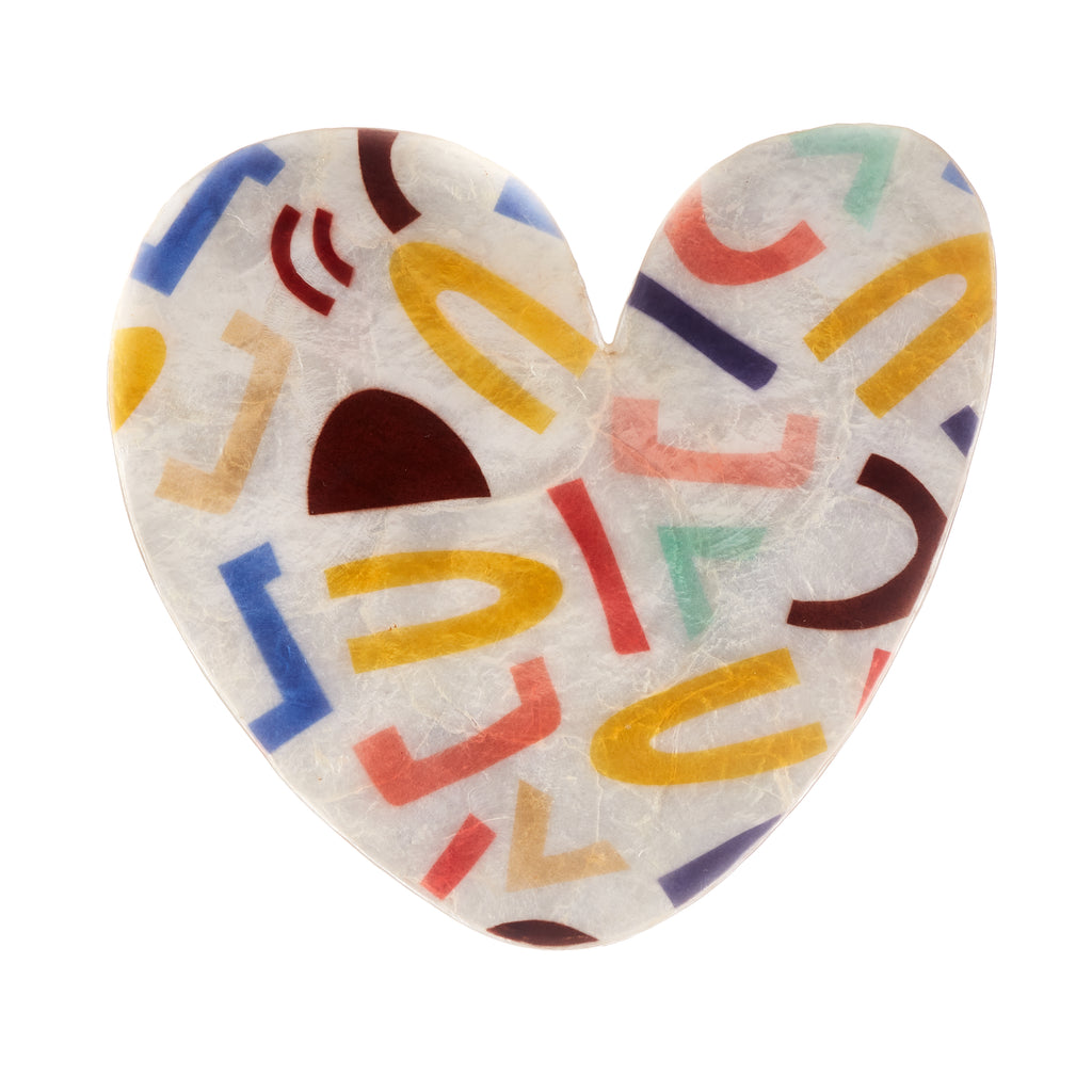Jones & Co // Allsorts Heart - Coloured | Ceramics