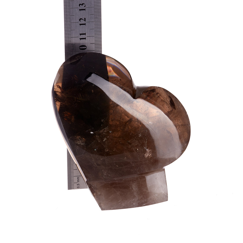 Smokey Quartz Heart Sculpture #3 | Crystals