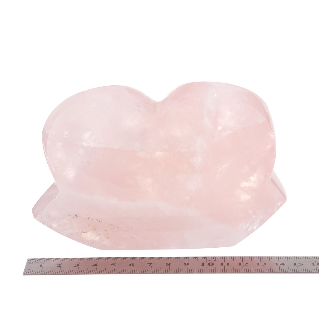 Rose Quartz Heart Sculpture #1 | Crystals