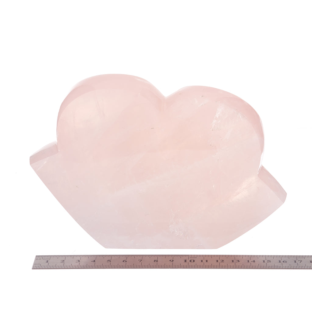 Rose Quartz Heart Sculpture #5 | Crystals