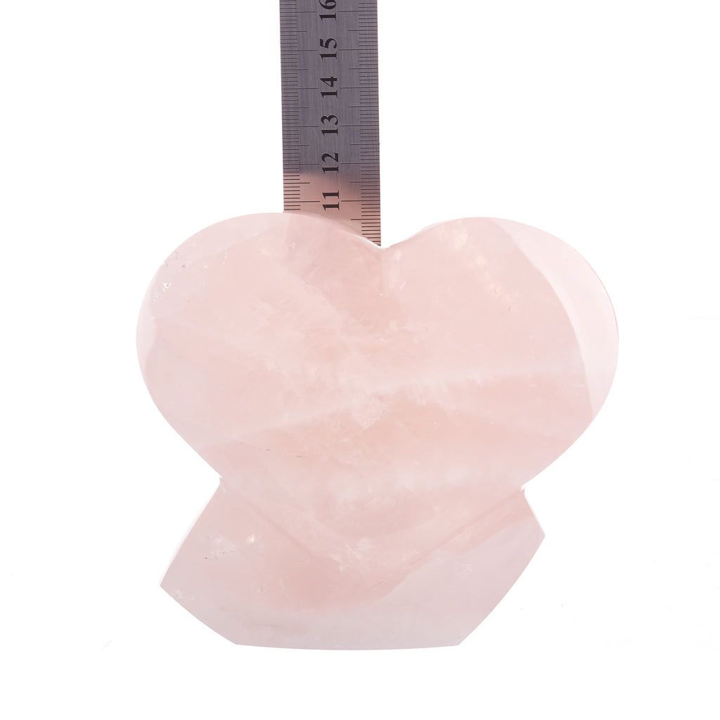 Rose Quartz Heart Sculpture #6 | Crystals