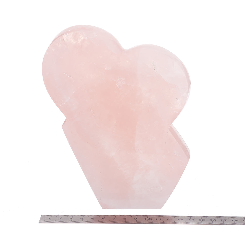 Rose Quartz Heart Sculpture #7 | Crystals