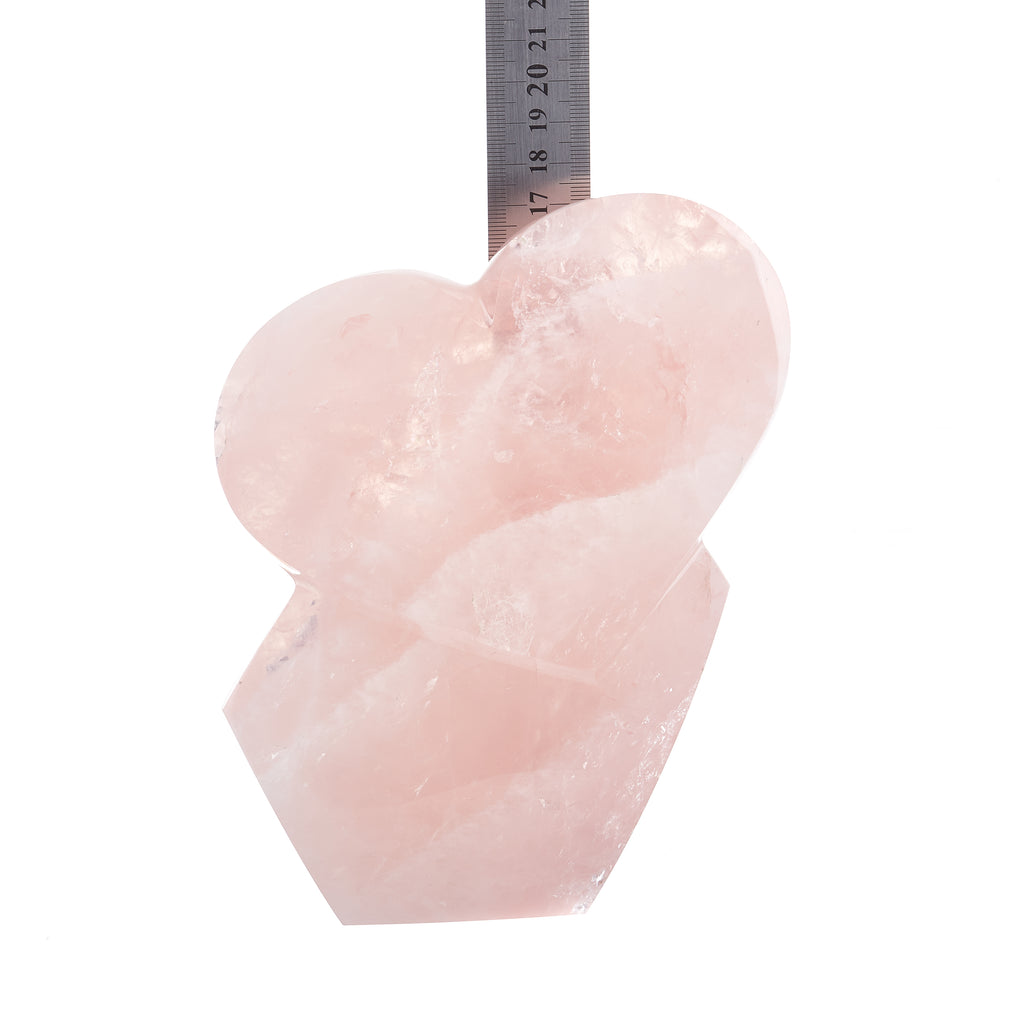 Rose Quartz Heart Sculpture #7 | Crystals