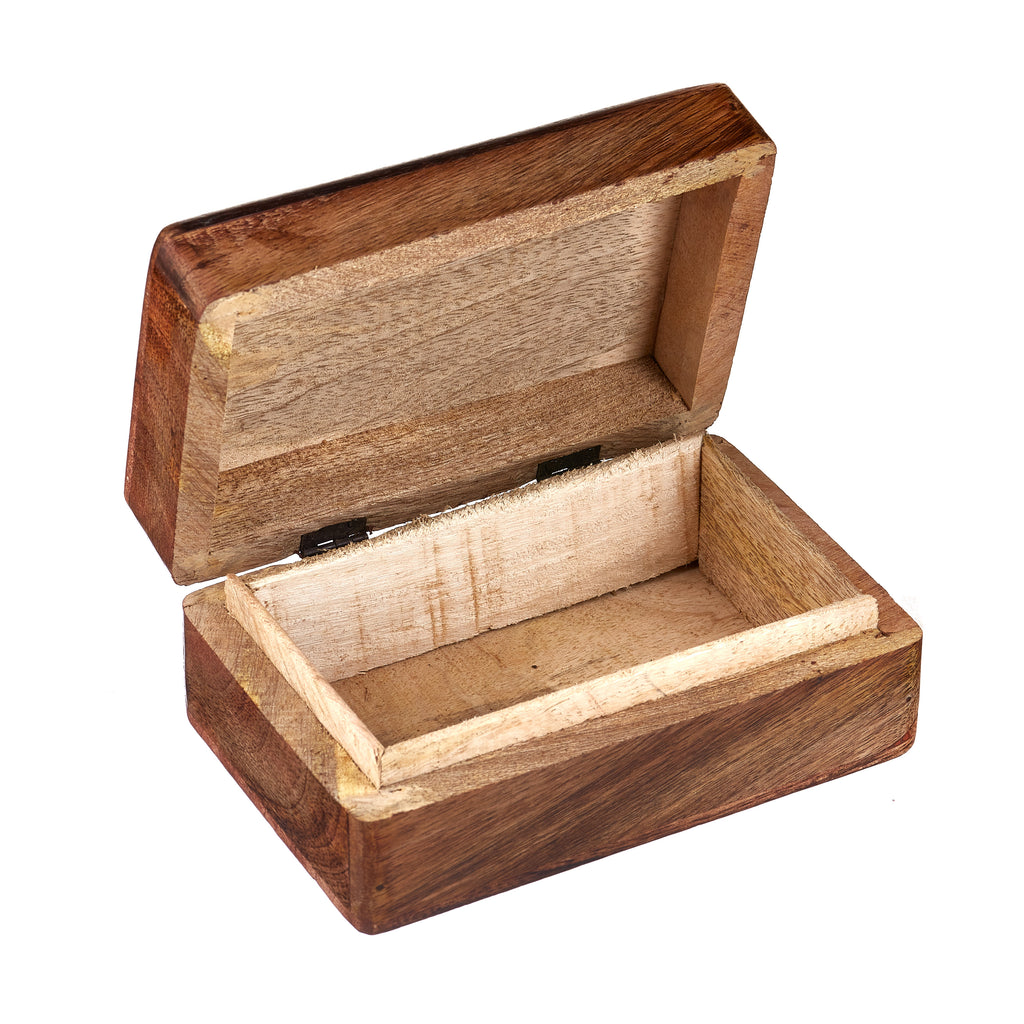 Wooden Box with Pentagram | Accessories