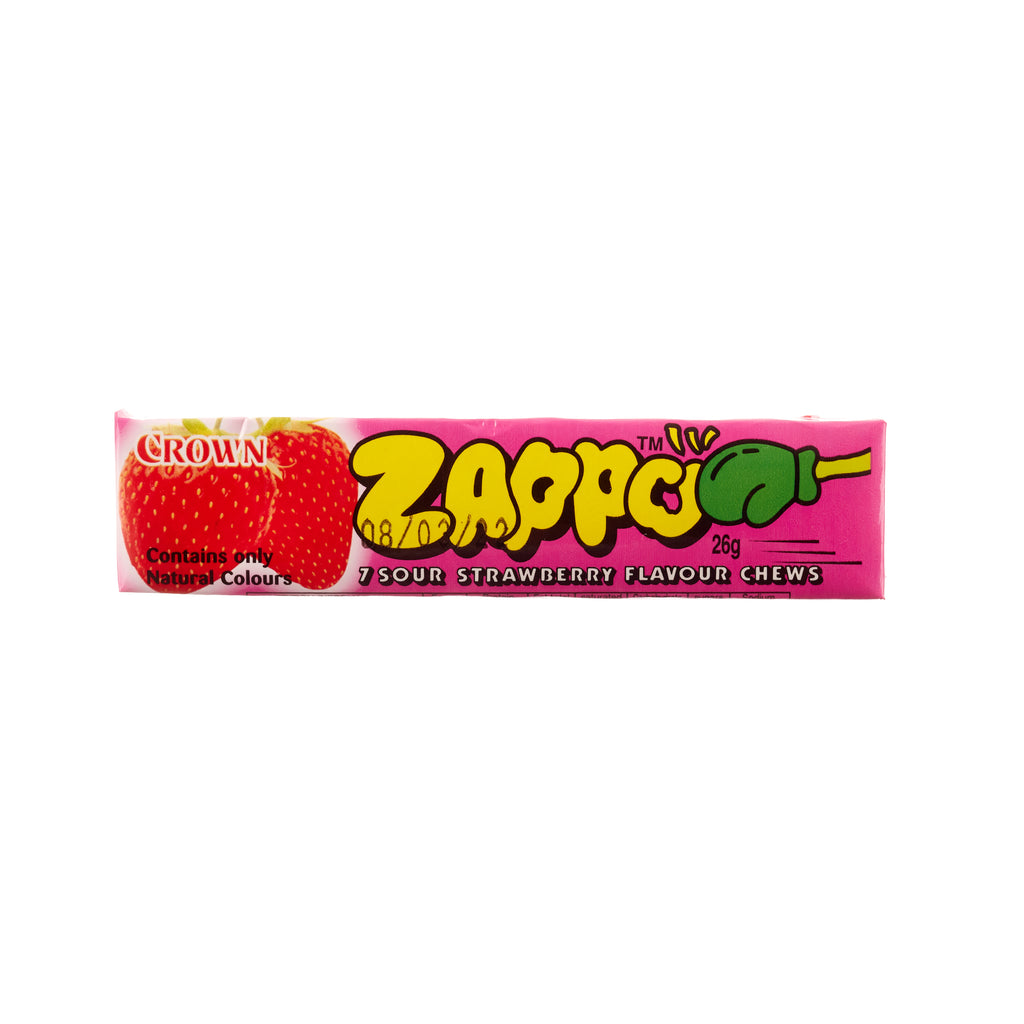 Zappo // Sour Strawberry Flavour | Confectionery
