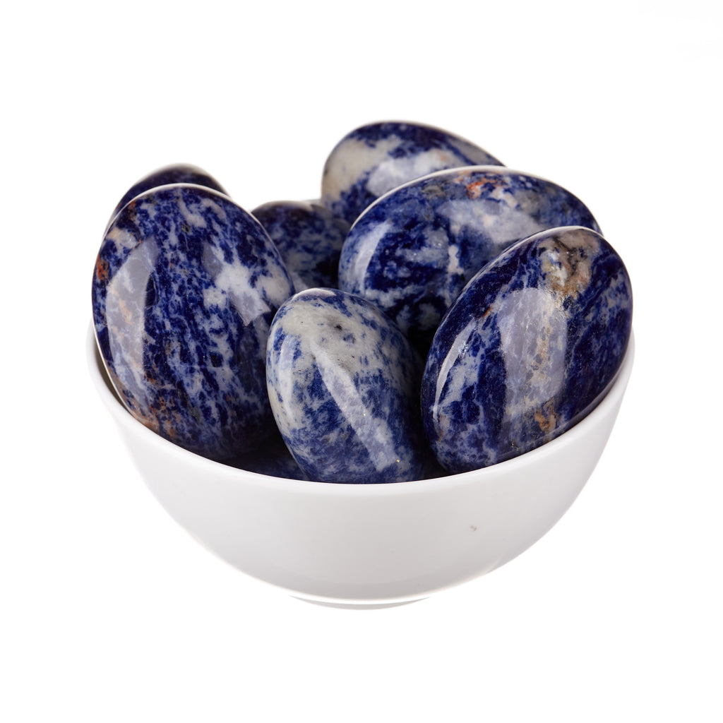 Sodalite Palm Stones | Crystals