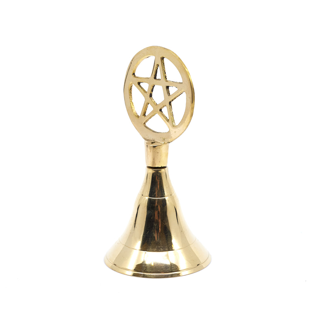 Ritual Bell // Pentacle - Brass | Witchy