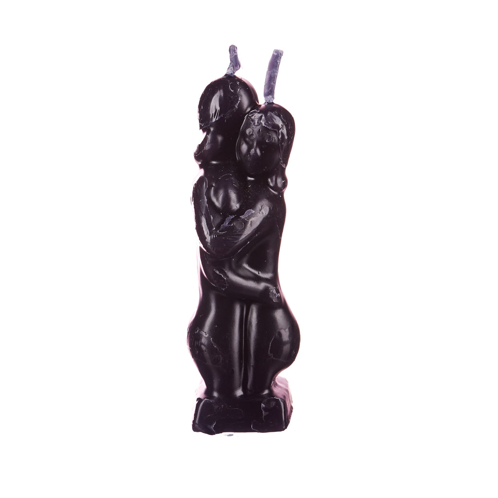 Ritual Figurine Candle // Erotic Couple - Black