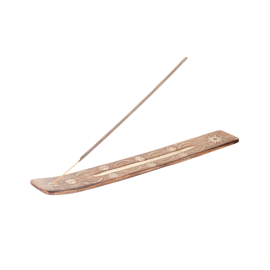 Carved Wooden Incense Holder // Sunrise | Incense