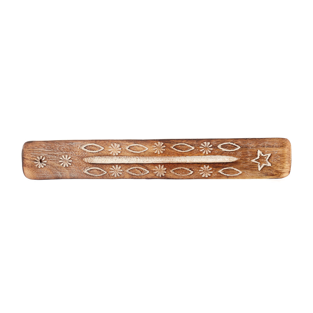 Carved Wooden Incense Holder // Star Shine | Incense