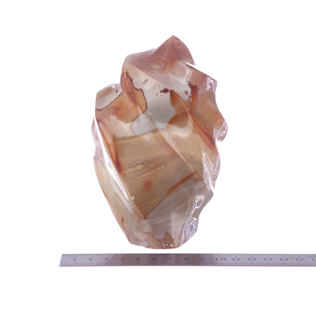Large Polychrome Jasper Flame | Crystals