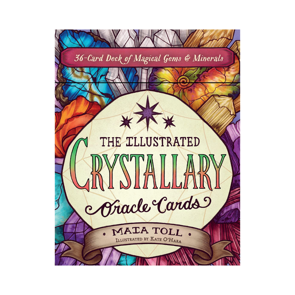 The Illustrated Crystallary Oracle Cards: 36-Card Deck of Magical Gems & Minerals (Wild Wisdom) | Decks