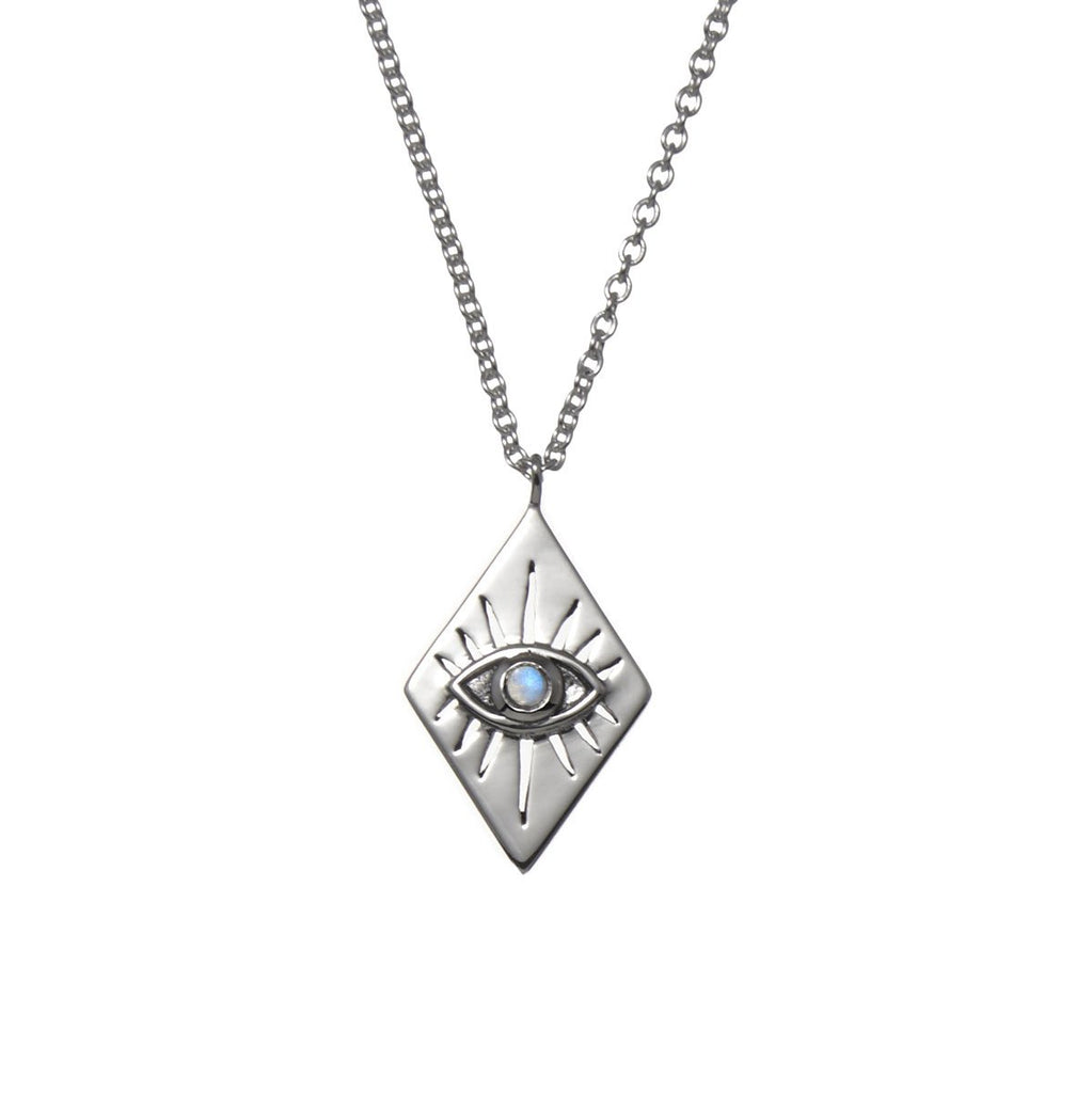 Midsummer Star // Ethereal Eye Moonstone Necklace | Jewellery
