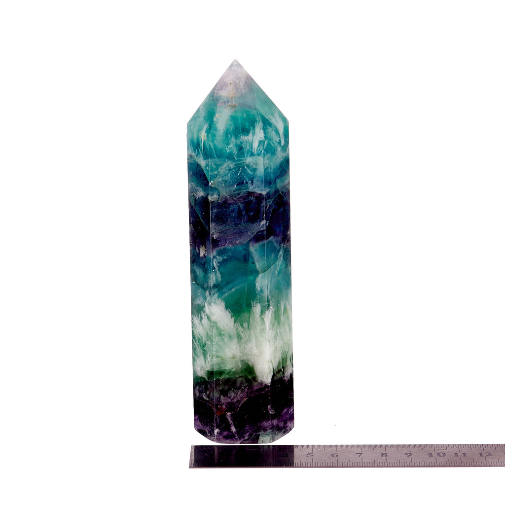 Rainbow Fluorite Point #3