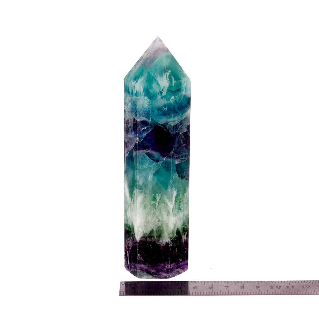 Rainbow Fluorite Point #3