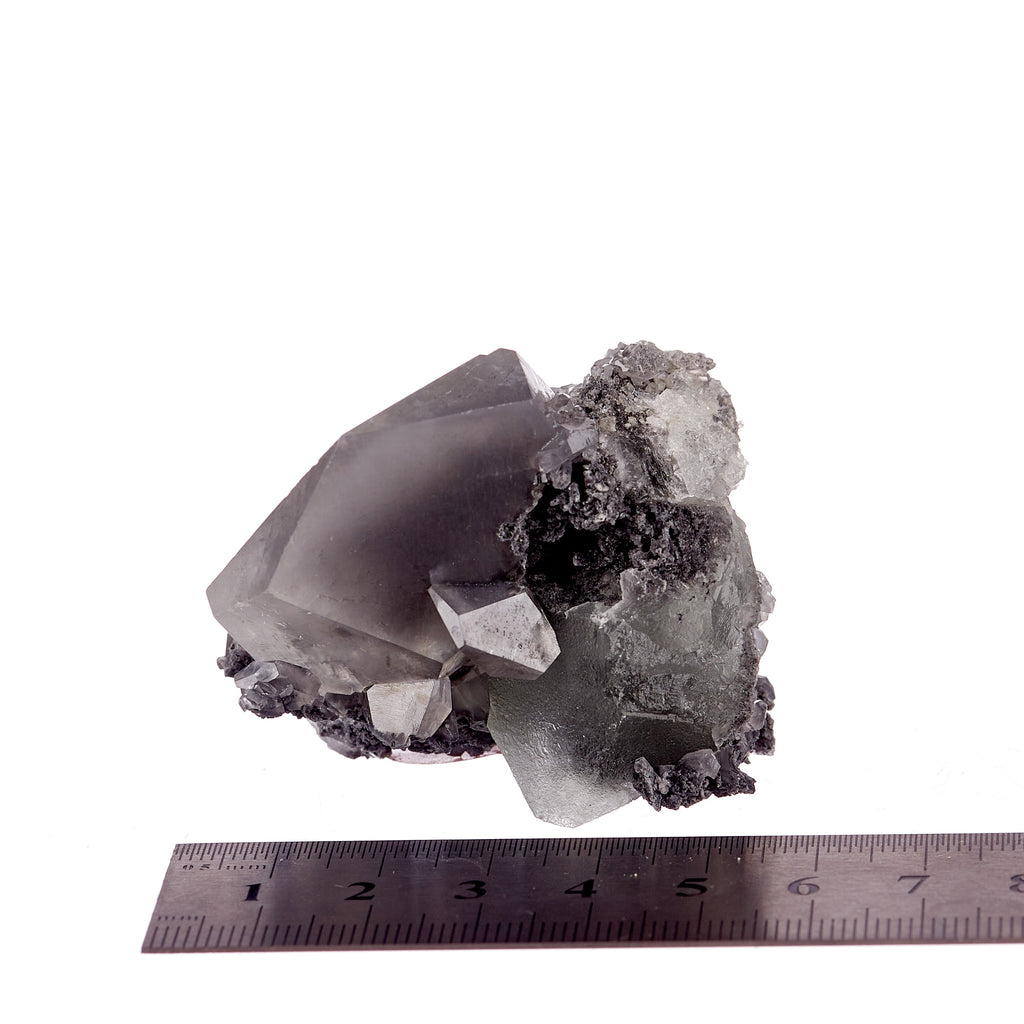 Smokey Calcite & Fluorite #3