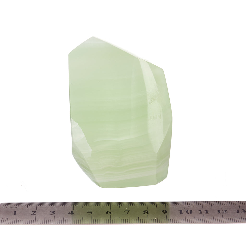 Green Calcite Gem Cut #5