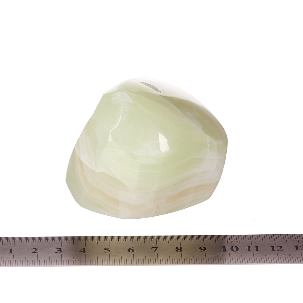 Green Calcite Gem Cut #7