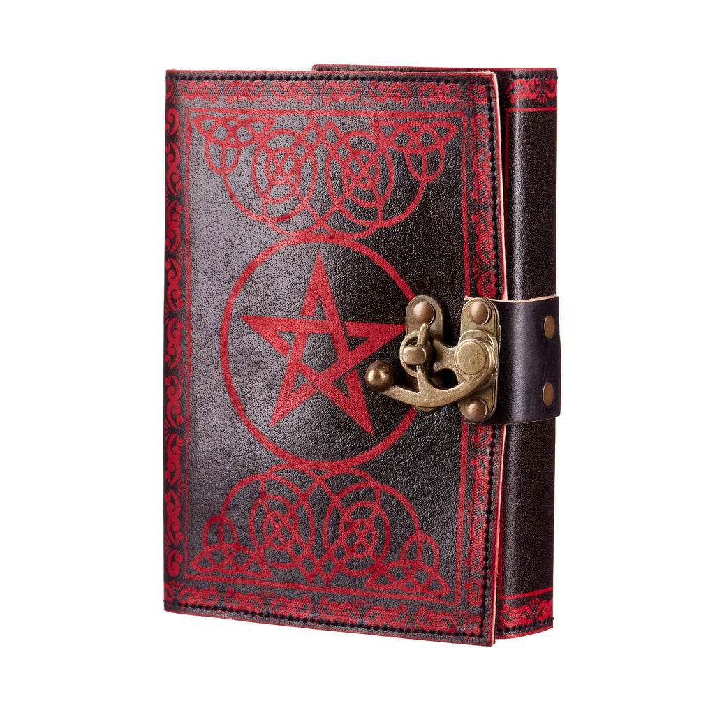Celtic Pentacle Journal - Red
