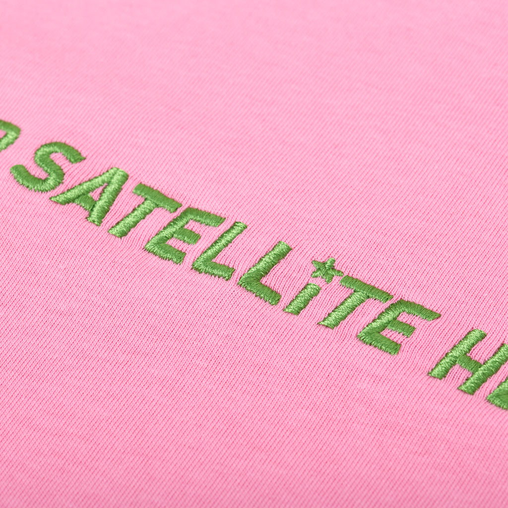 24/7 Tee - Satellite Pink / Highlighter Green