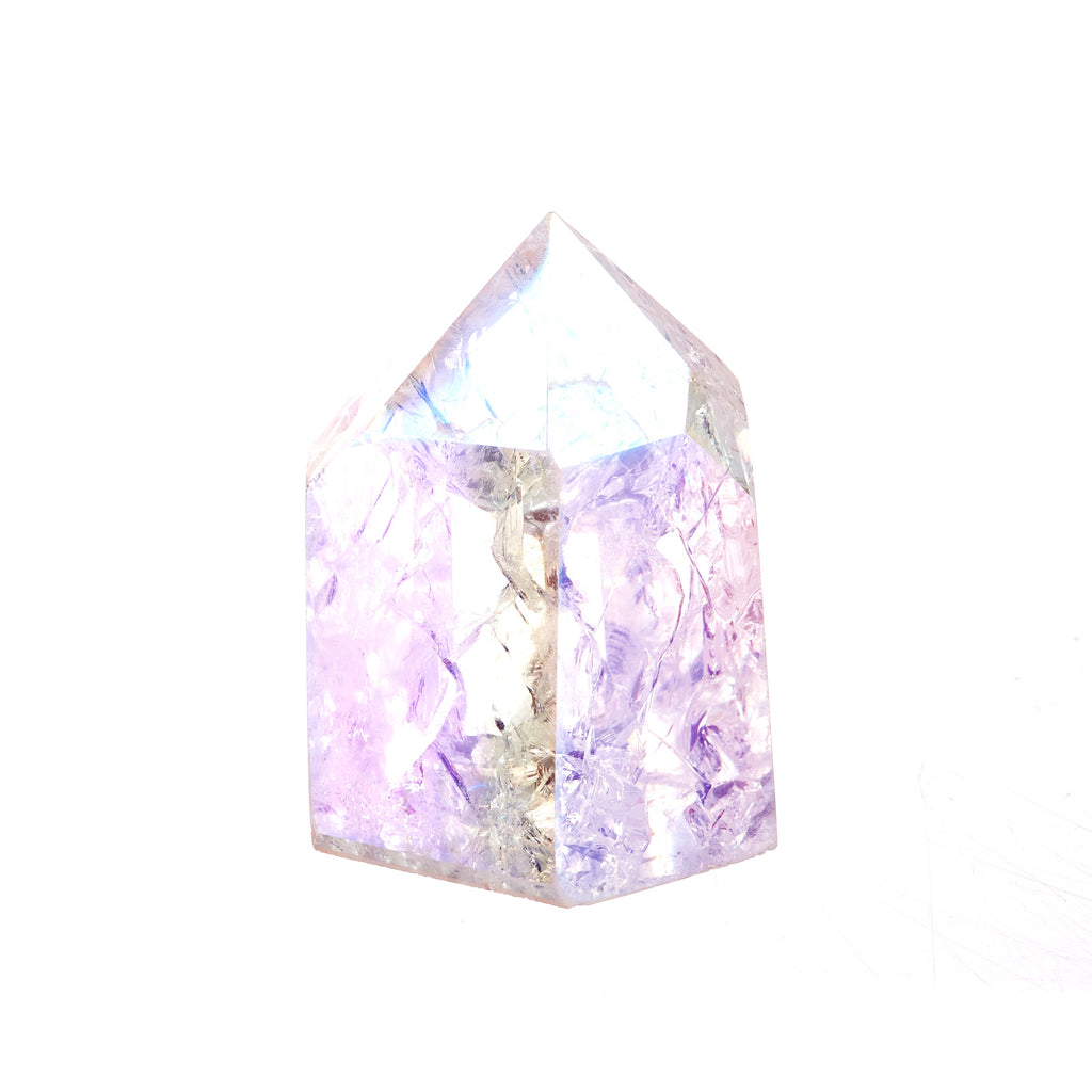 Fire and Ice Aura Quartz Point #4 | Crystals