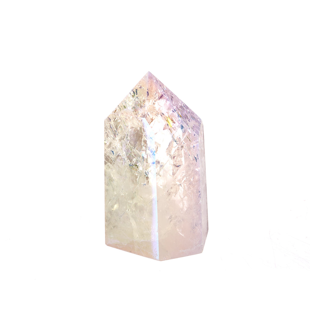 Fire and Ice Aura Quartz Point #7 | Crystals