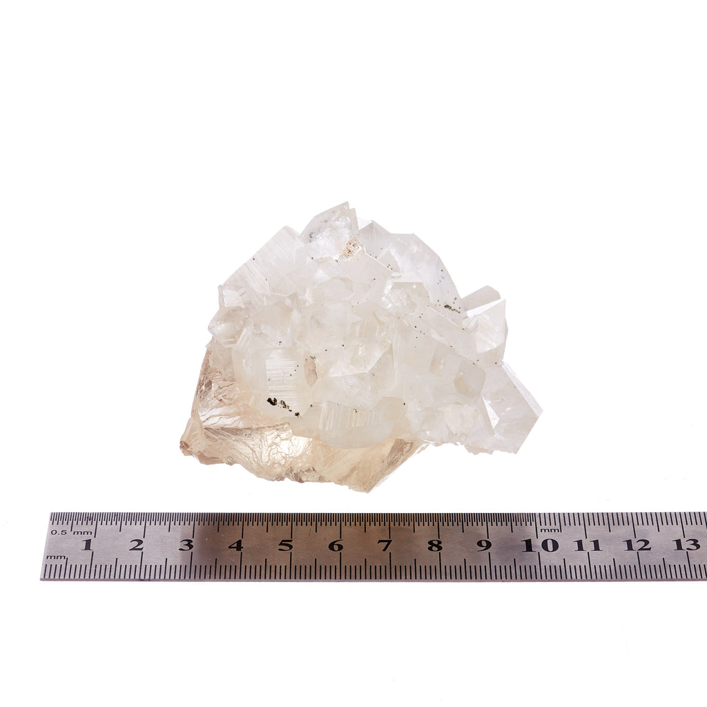 Apophyllite In Calcite #2 | Crystals