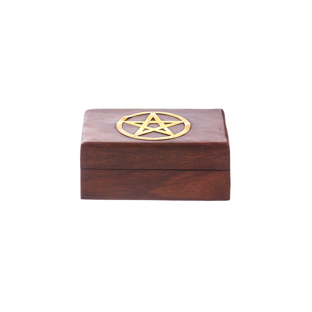 Wooden Pentagram Box | Accessories